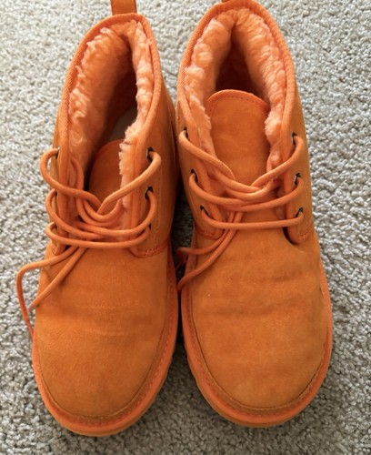 Ugg mens neumel orange suede - mens,