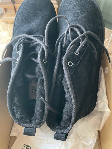 Ugg women black - black, suede