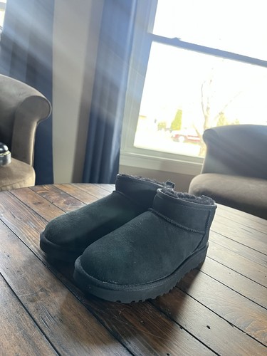 Ugg black suede - suede, ankle